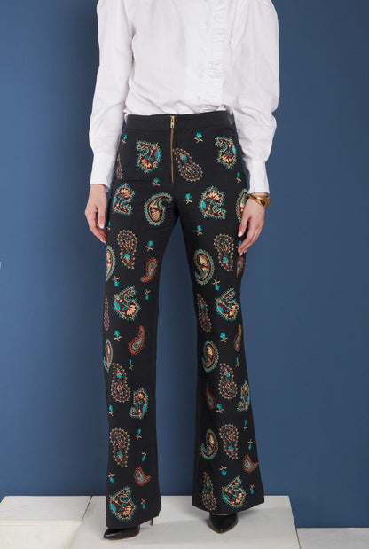 PANTALÓN BORDADO PAISLEY Trousers Philippa 1970 