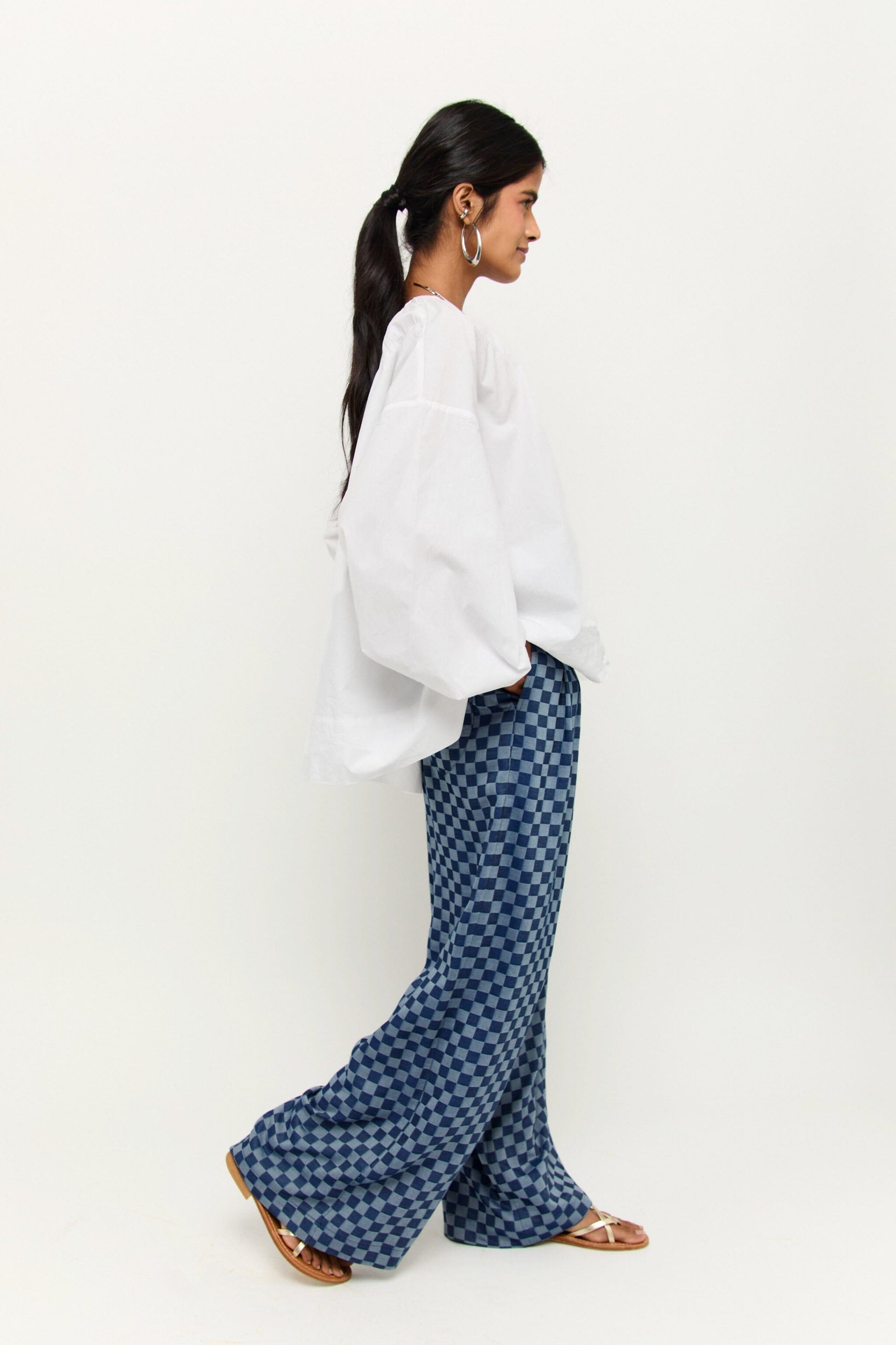 PANTALÓN CHECK Trousers Werit 