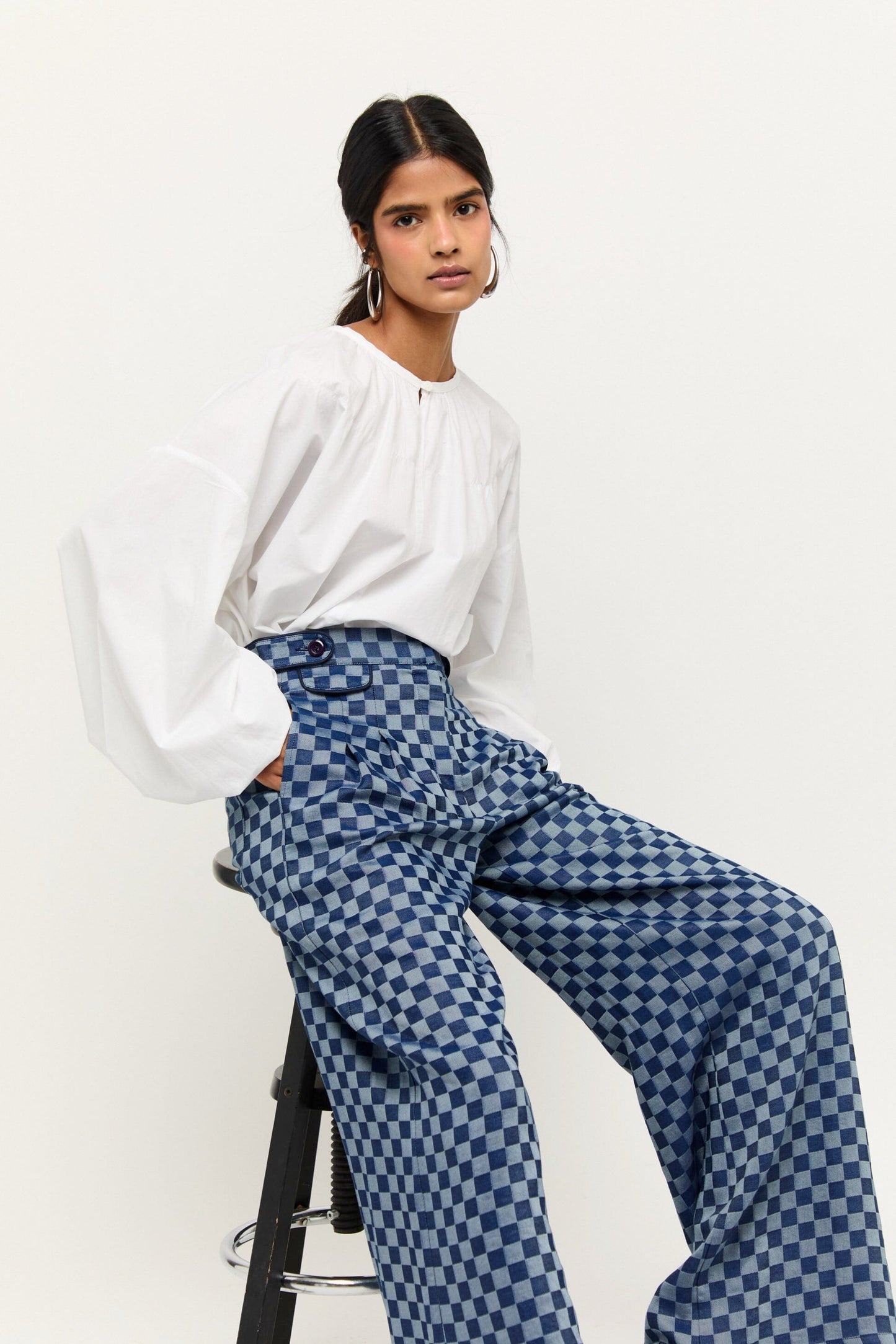 PANTALÓN CHECK Trousers Werit 