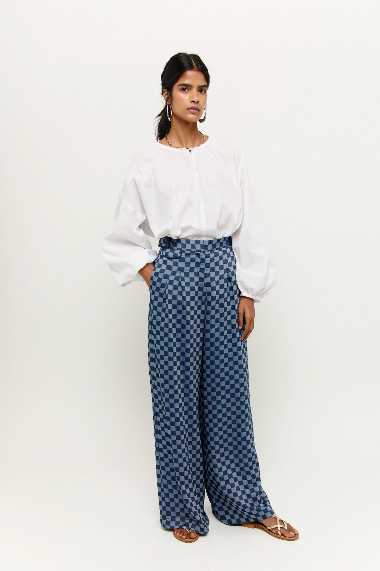 PANTALÓN CHECK Trousers Werit 