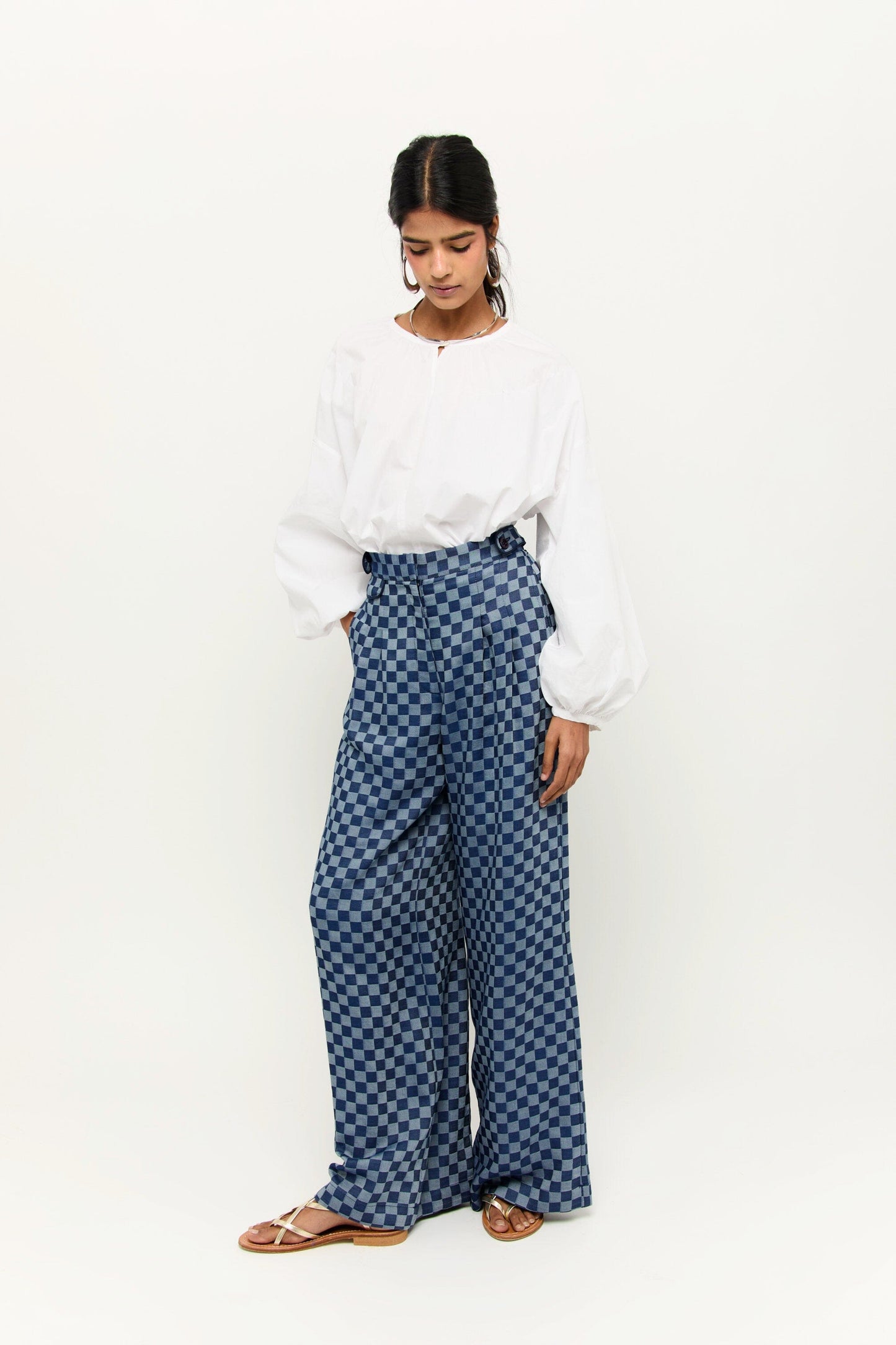 PANTALÓN CHECK Trousers Werit 