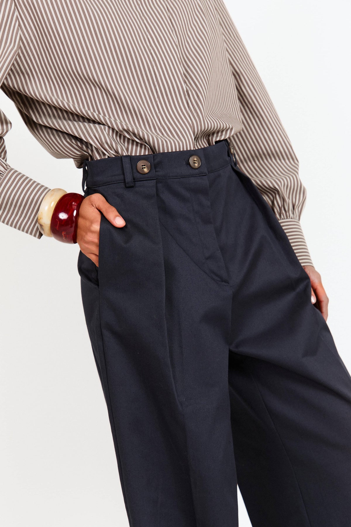 PANTALÓN CITY MARINO Trousers Werit 