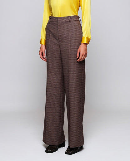 Pantalón de cuadros lana Trousers Mirto XS / 36 