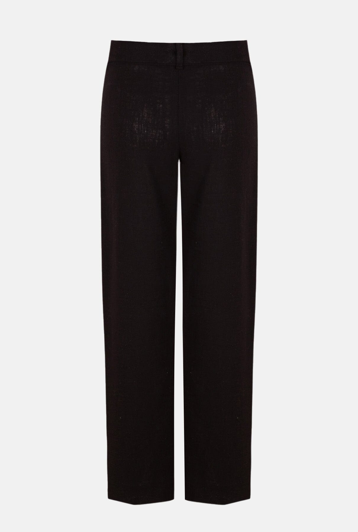 Pantalón de lino negro Trousers Malne 