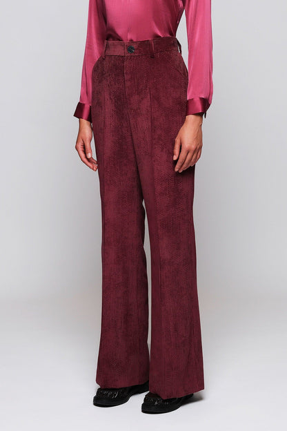 Pantalón de pana burdeos · Mirto