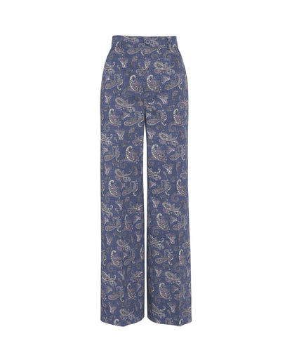 Pantalón denim estampado paisley · Mirto · vista 4