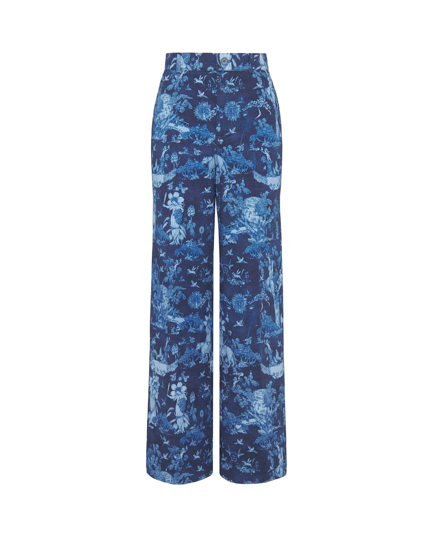Pantalón denim estampado toile de jouy Trousers Mirto 