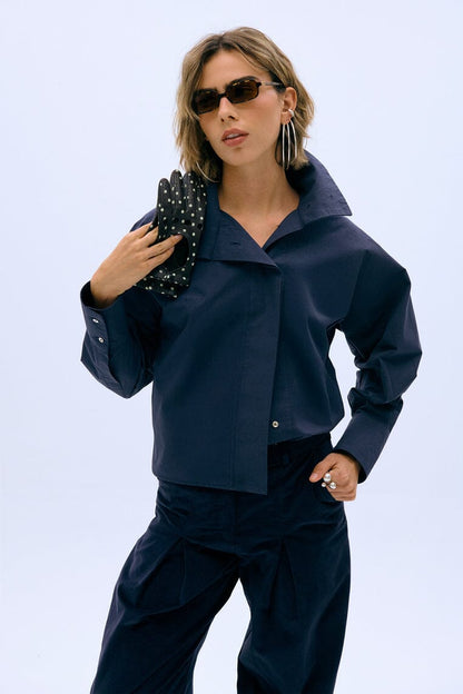 Pantalón Don't look away navy Trousers E.R.A.X. 