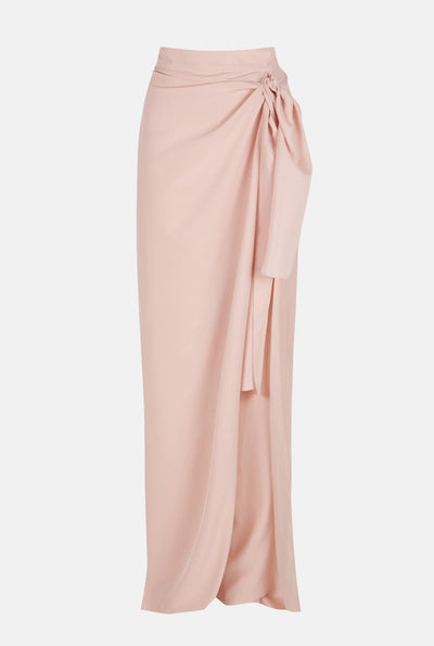 Pantalón envolvente rosa palo · Malne
