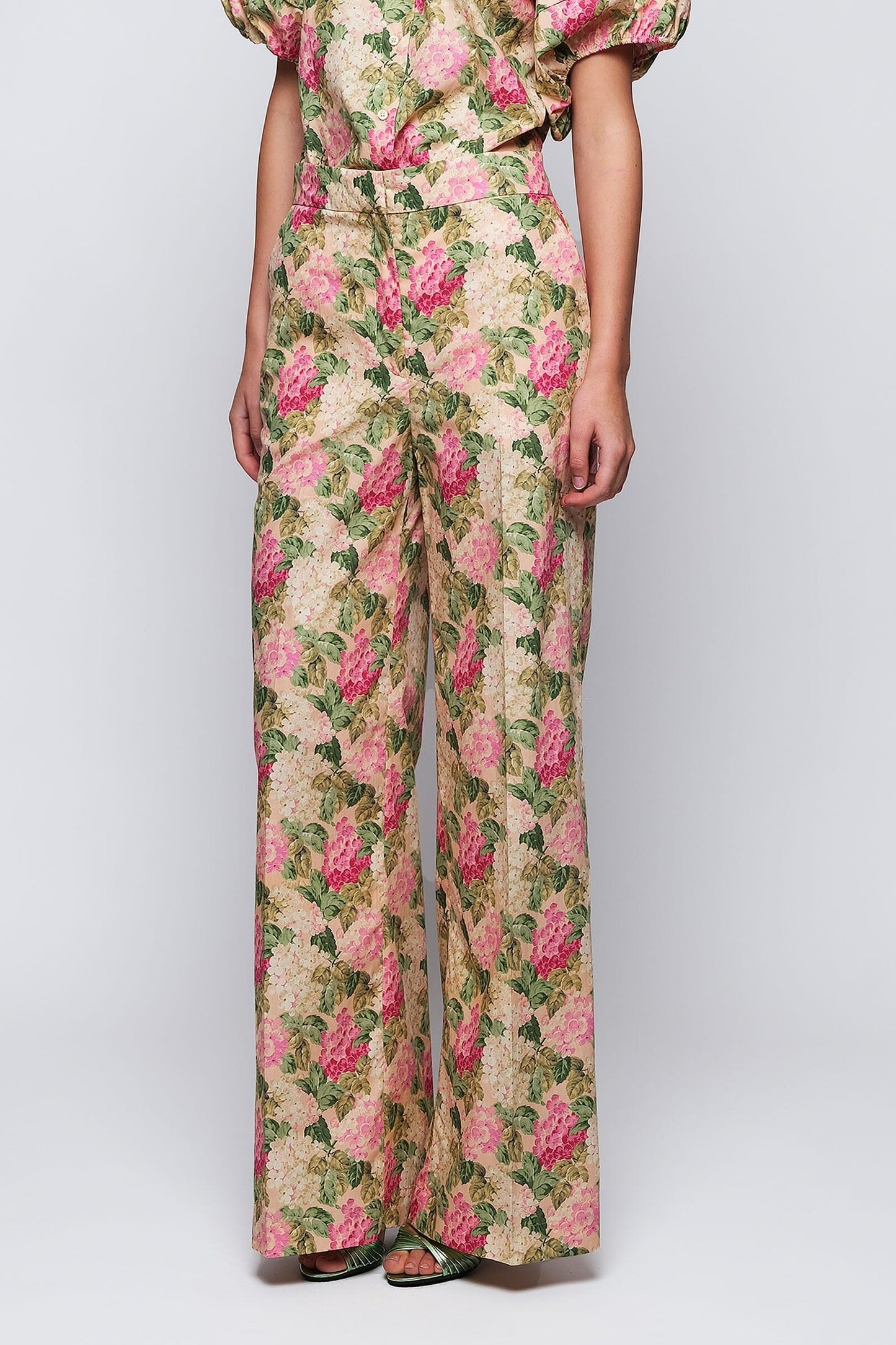 Pantalón estampado floral de algodón Trousers Mirto S / 36 