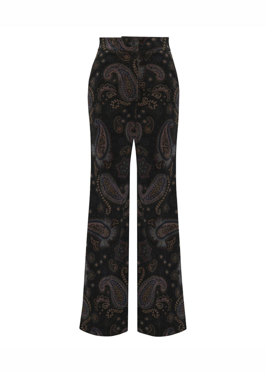 Pantalón estampado paisley algodón elástico Trousers Mirto 
