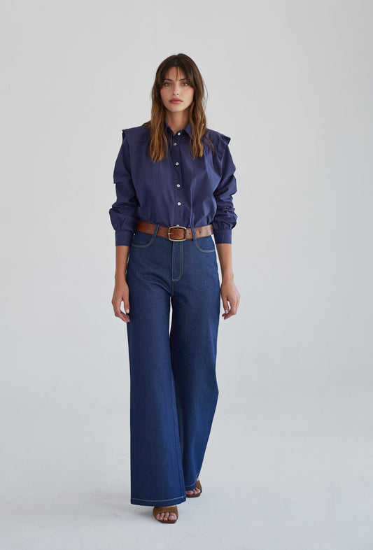 Pantalón Eugenia marino Trousers Julise Magon 