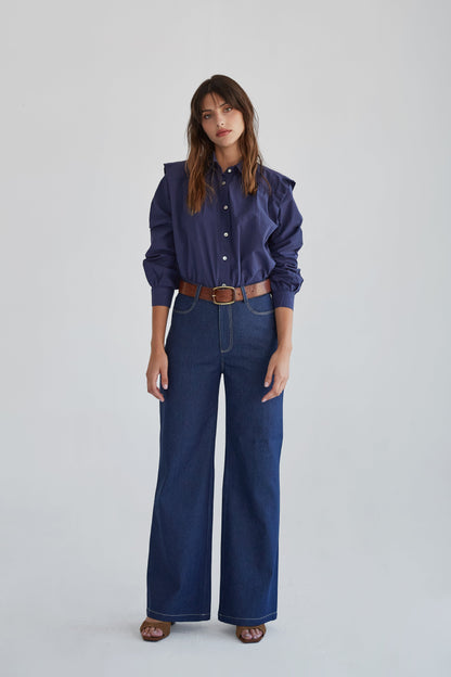 Pantalón Eugenia marino · Julise Magon · vista 4