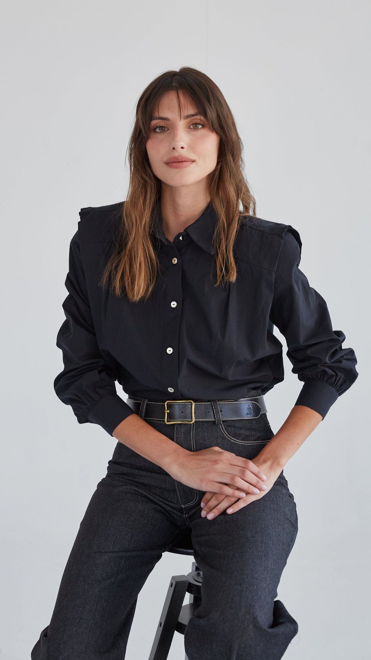 Pantalón Eugenia negro Trousers Julise Magon 