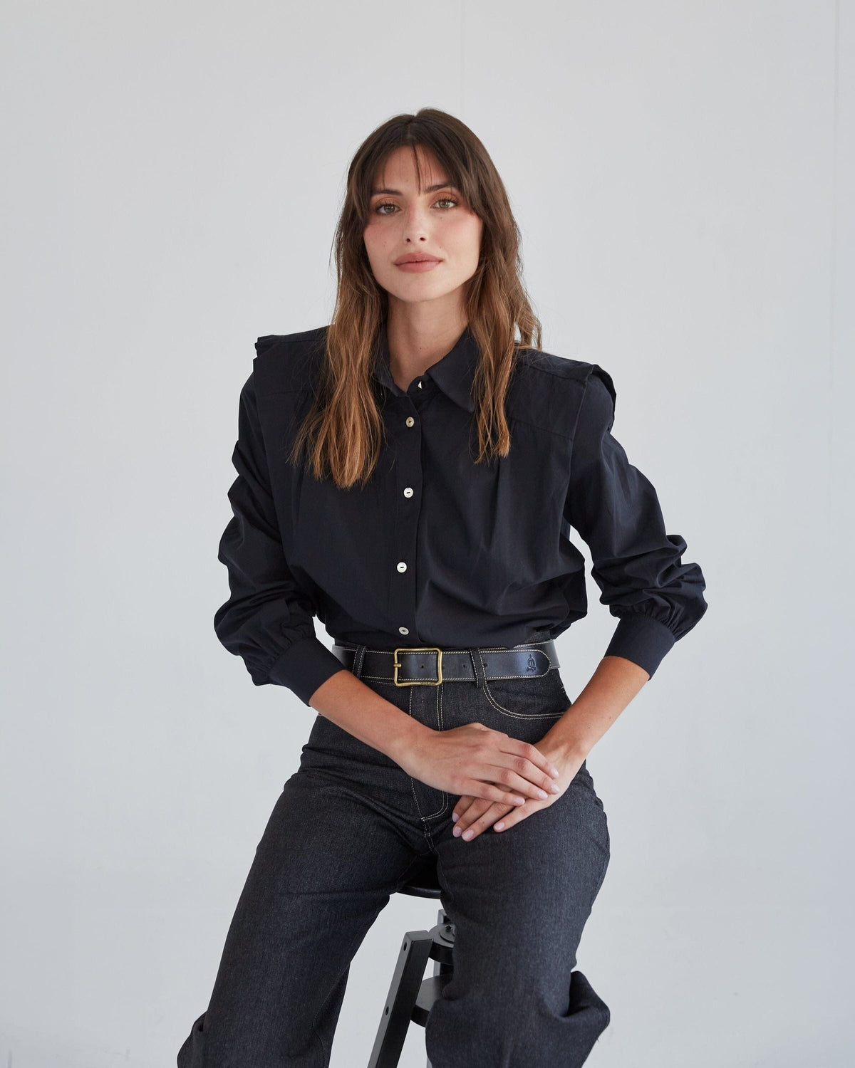 Pantalón Eugenia negro Trousers Julise Magon 