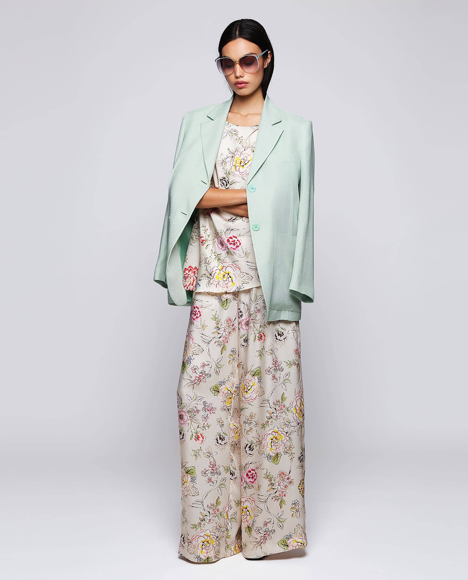 Pantalón fluido estampado floral Trousers Mirto 