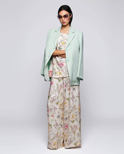 Pantalón fluido estampado floral Trousers Mirto 