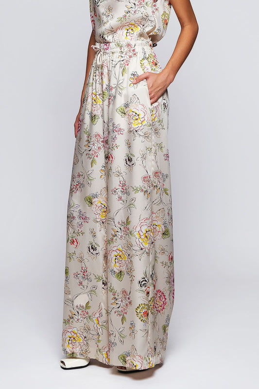 Pantalón fluido estampado floral Trousers Mirto S / 36 