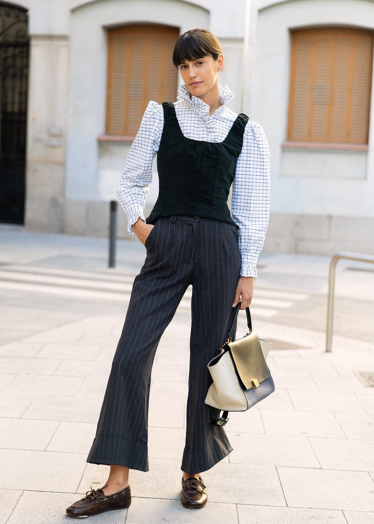 Pantalón Gabrielle Gris Raya Diplomática Trousers IPA BRAND 