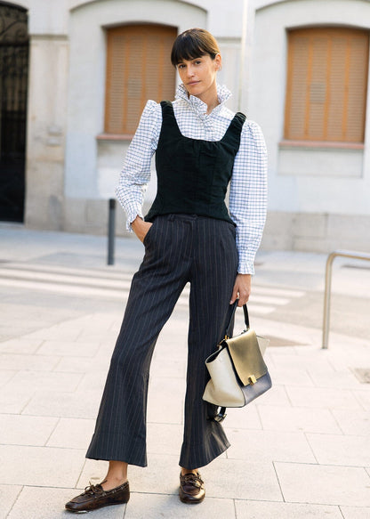 Pantalón Gabrielle Gris Raya Diplomática Trousers IPA BRAND 
