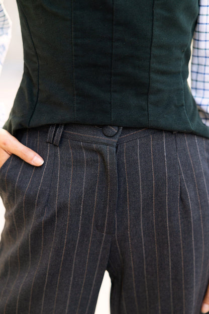 Pantalón Gabrielle Gris Raya Diplomática Trousers IPA BRAND 