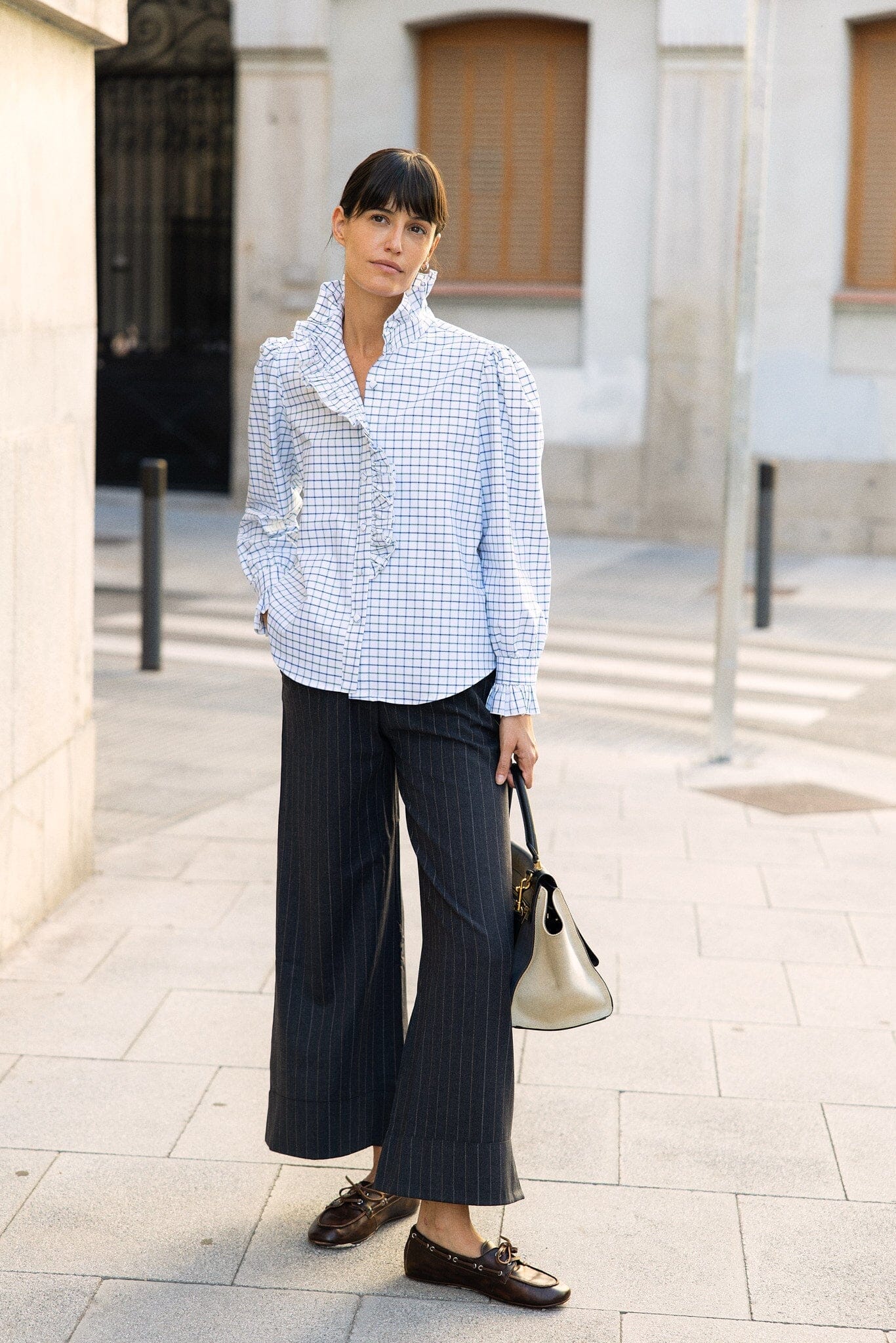 Pantalón Gabrielle Gris Raya Diplomática Trousers IPA BRAND 