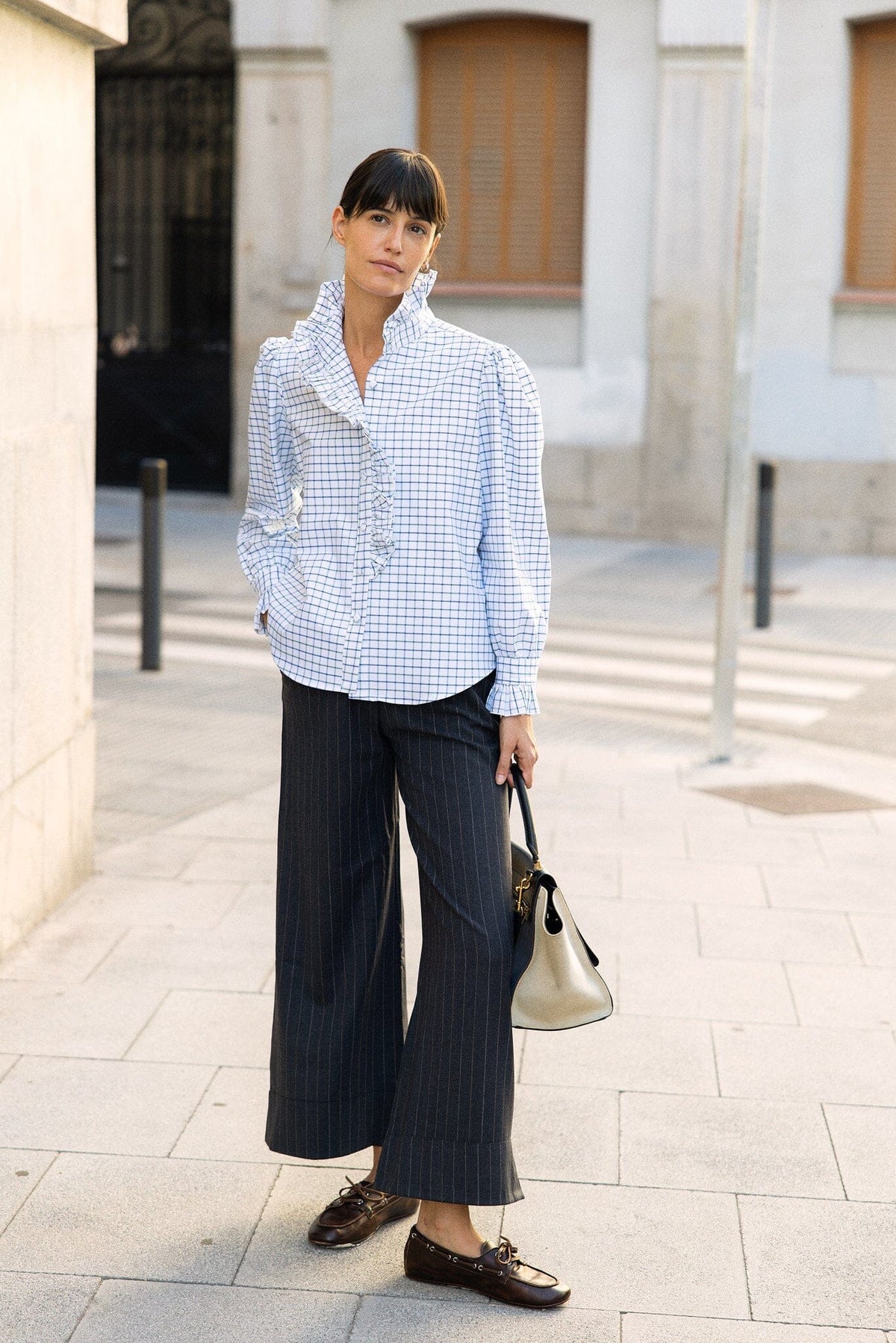 Pantalón Gabrielle Gris Raya Diplomática Trousers IPA BRAND 