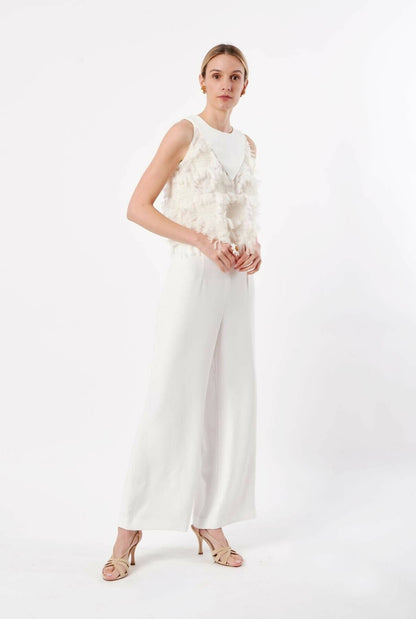 PANTALON HORUS BLANCO Trousers Devota & Lomba Prêt-à-porter 