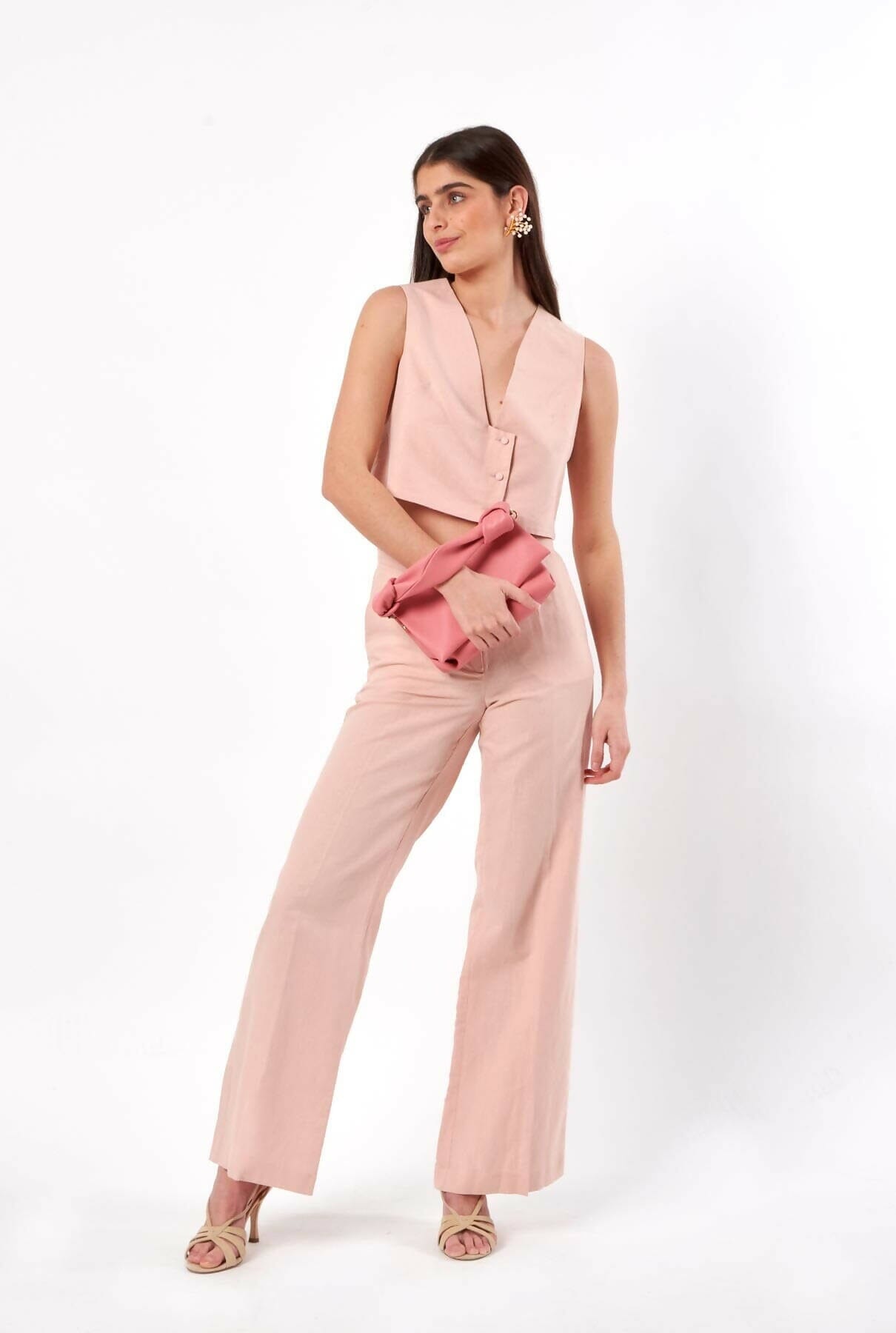 PANTALON LUNA ROSA CUARZO Trousers Devota & Lomba Prêt-à-porter 