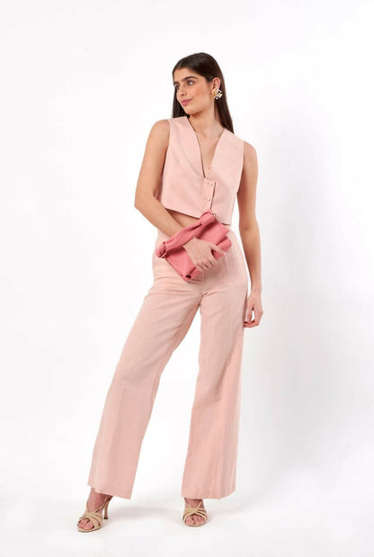 PANTALON LUNA ROSA CUARZO Trousers Devota & Lomba Prêt-à-porter 