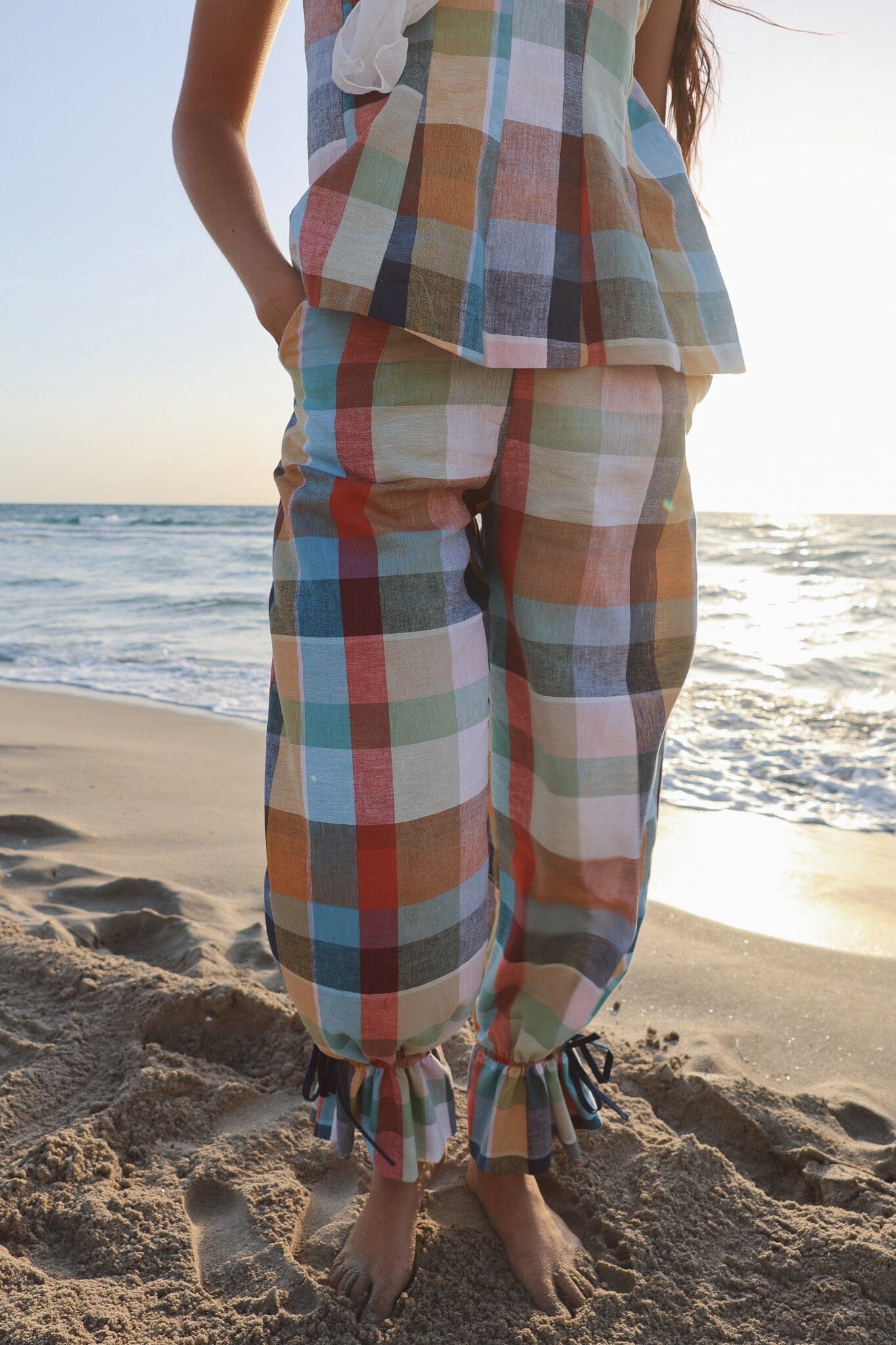 Pantalón Mar Cuadros de Colores Trousers IPA BRAND 