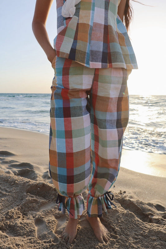 Pantalón Mar Cuadros de Colores Trousers IPA BRAND 