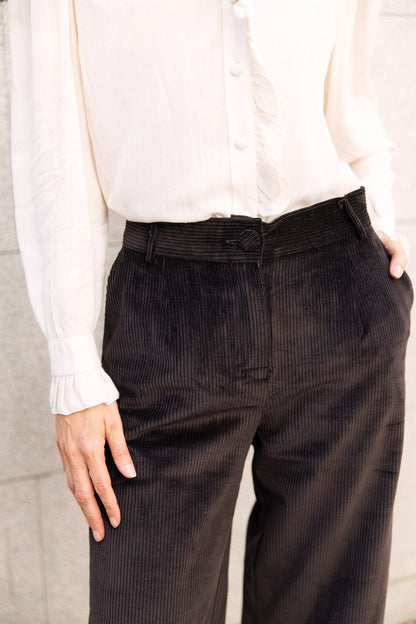 Pantalón Marcelle Pana Marrón Trousers IPA BRAND 