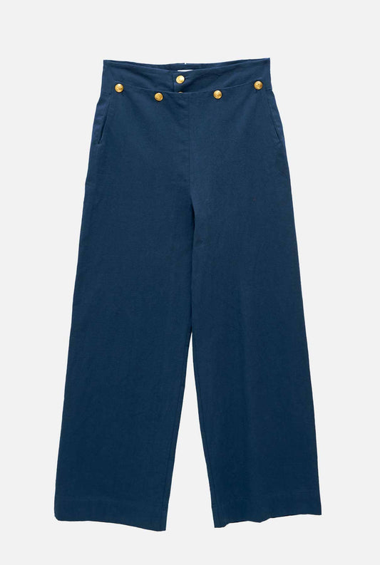 PANTALÓN MARINERO AZUL Trousers SOY FASCINANTE 