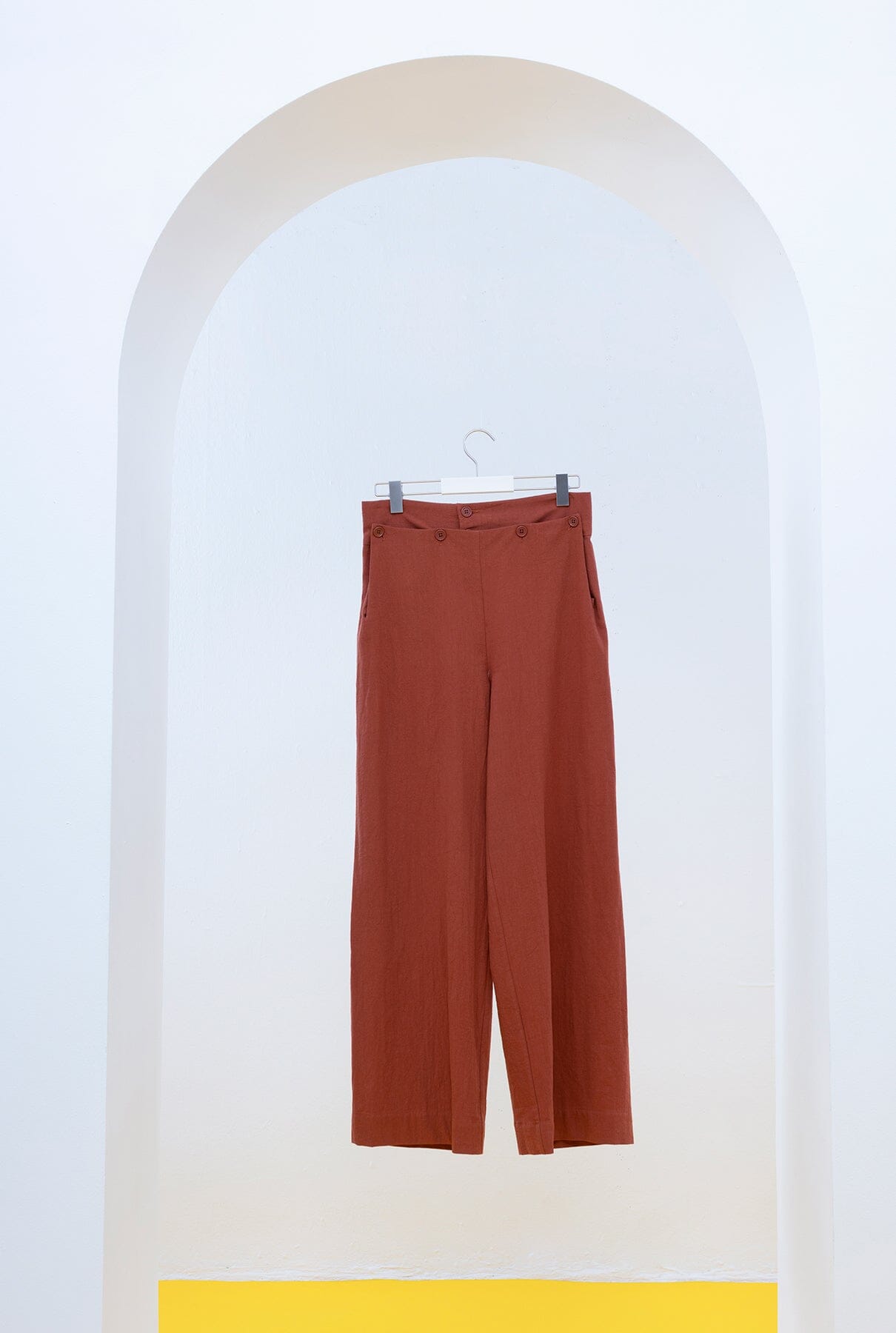 PANTALÓN MARINERO MARRÓN Trousers SOY FASCINANTE 