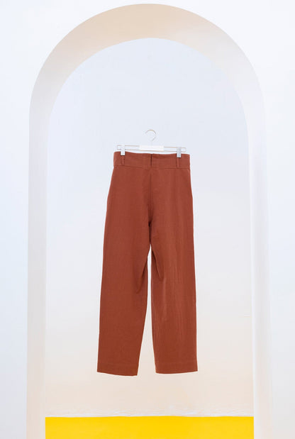 PANTALÓN MARINERO MARRÓN Trousers SOY FASCINANTE 