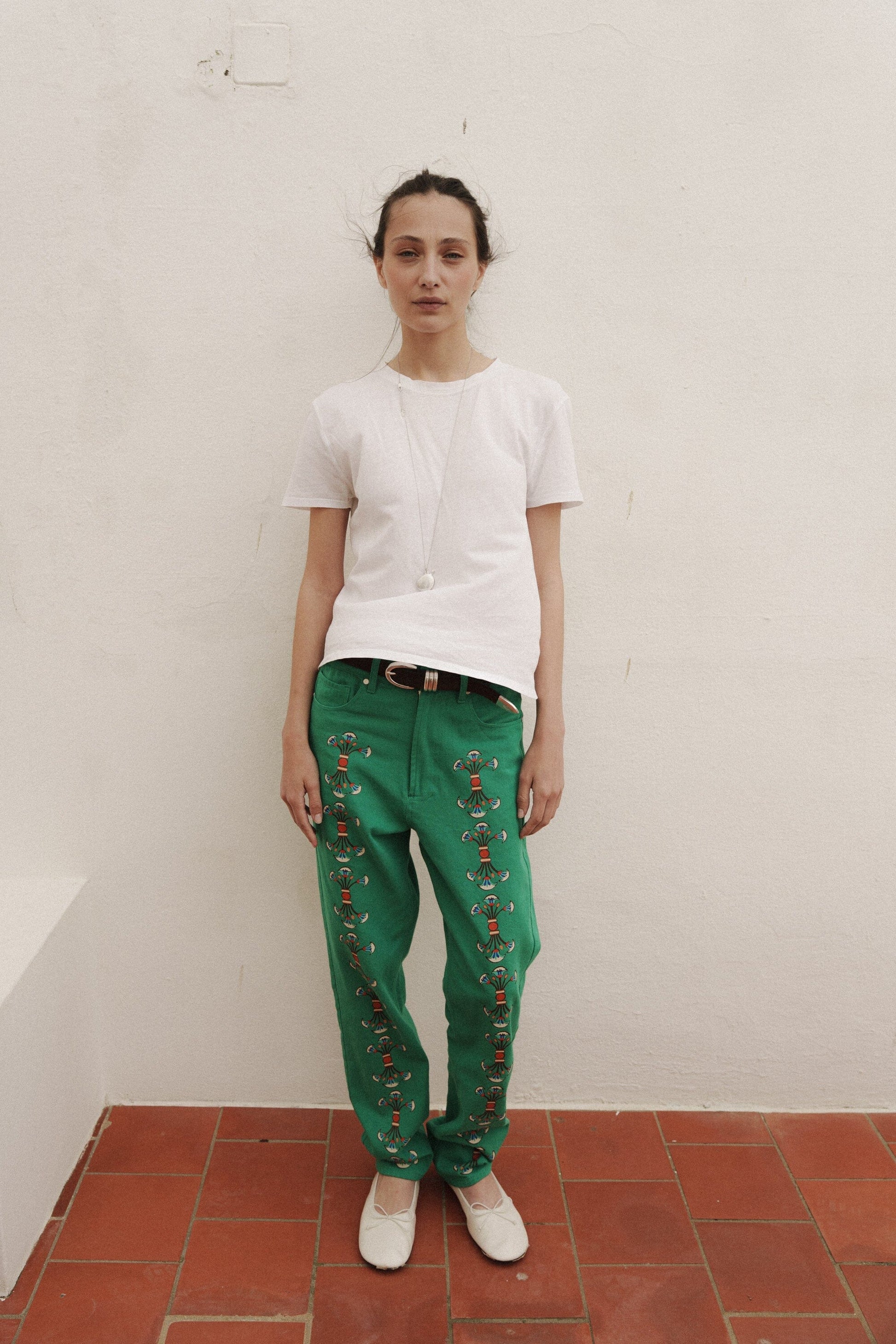 PANTALÓN MEMPHIS VERDE Trousers Himba Collection 
