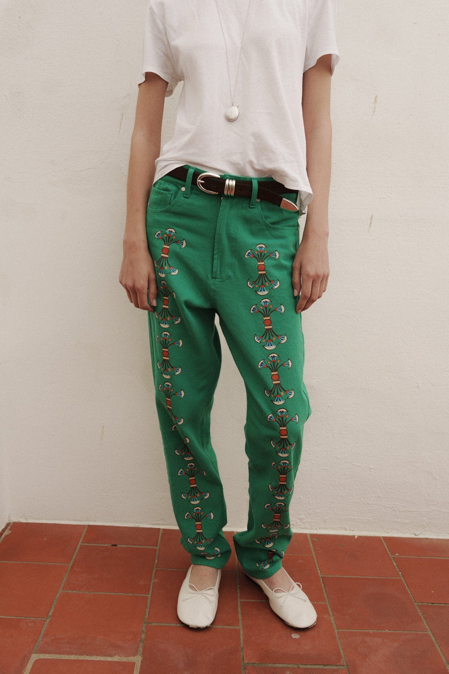 PANTALÓN MEMPHIS VERDE Trousers Himba Collection 