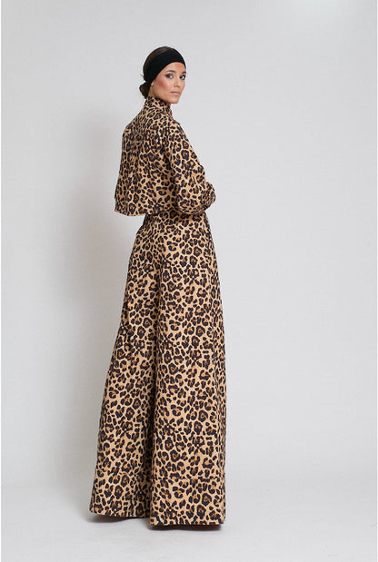 PANTALON PALAZZO LEOPARDO Trousers Zaitegui Studio 