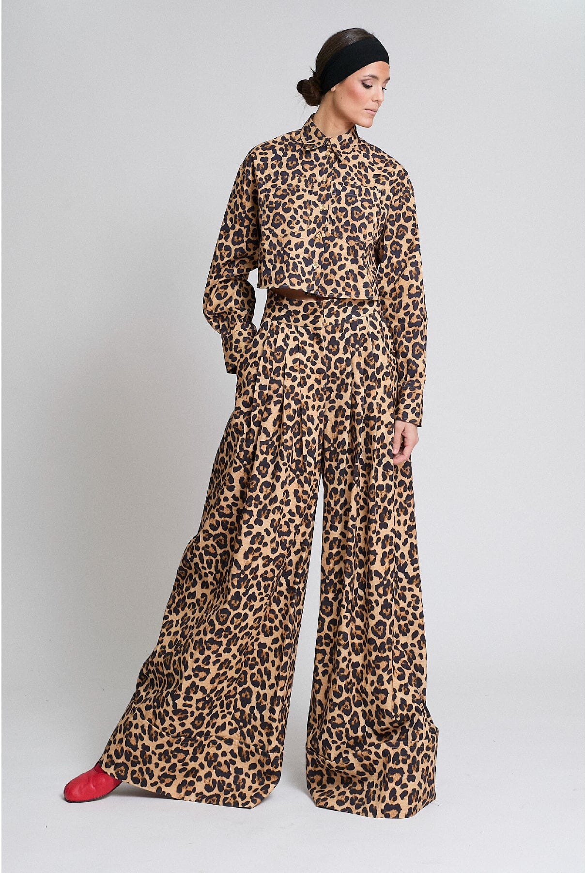 PANTALON PALAZZO LEOPARDO Trousers Zaitegui Studio 