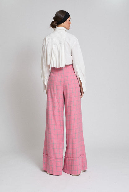 Pantalón Palazzo Rosa Trousers Zaitegui Studio 