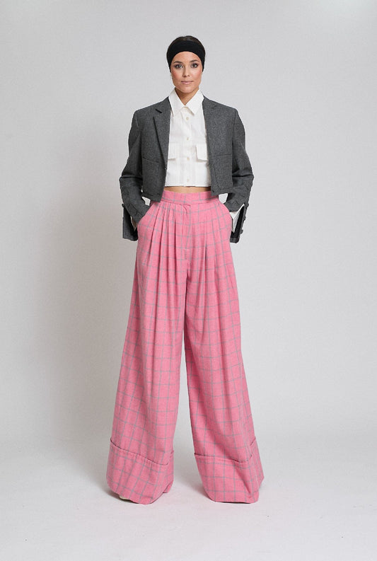 Pantalón Palazzo Rosa Trousers Zaitegui Studio 