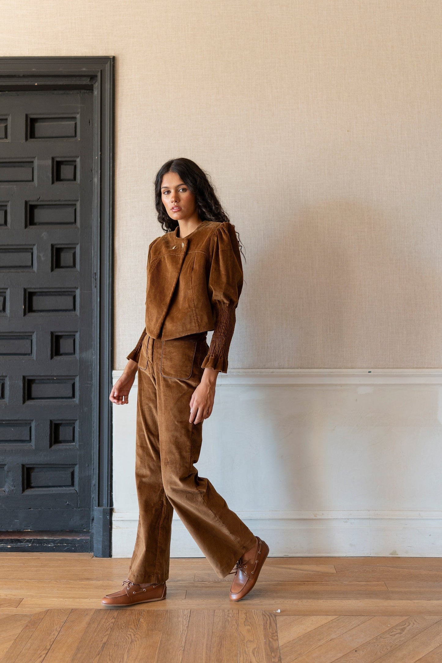 Pantalón pana marrón Trousers Vano Studio 