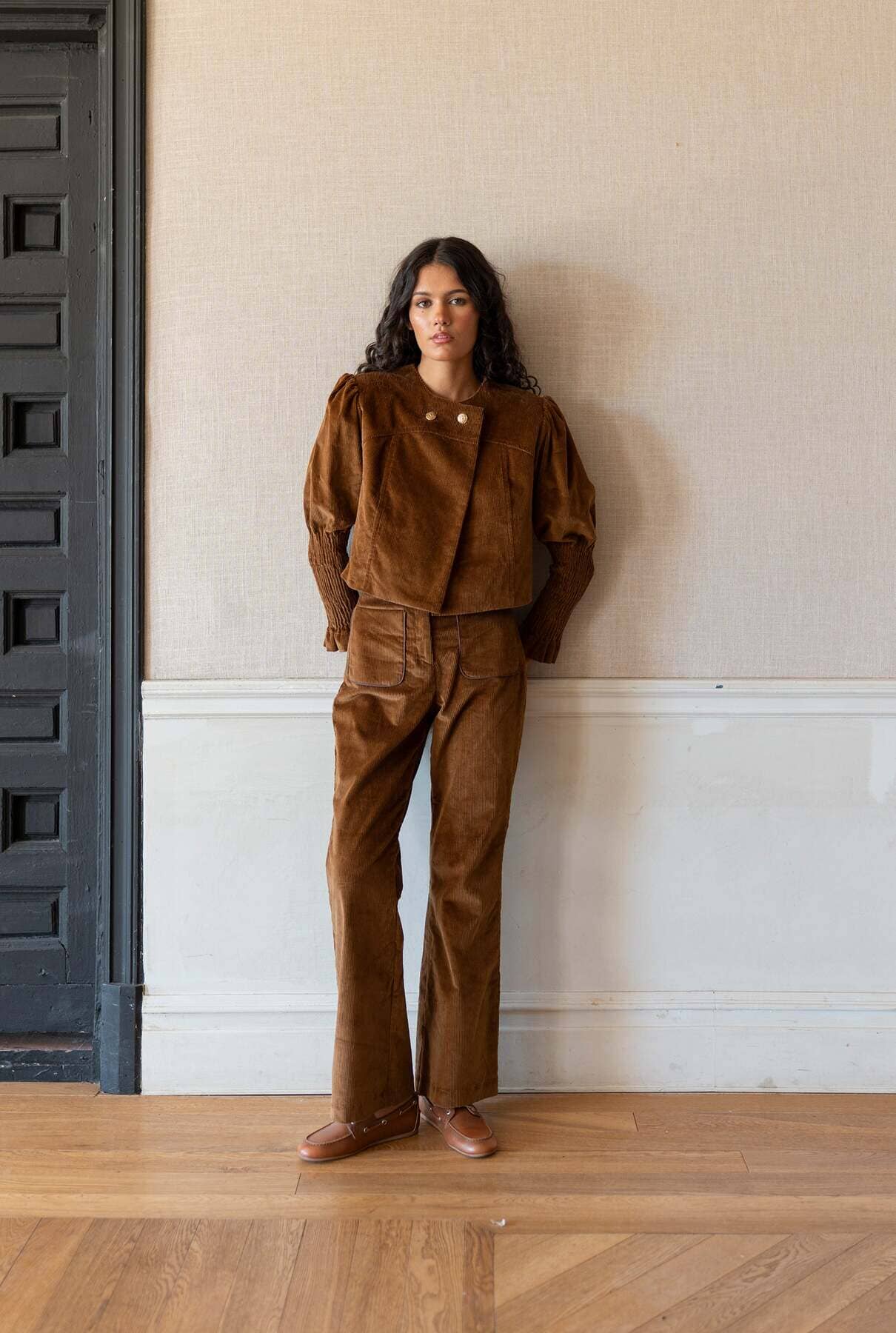 Pantalón pana marrón Trousers Vano Studio 