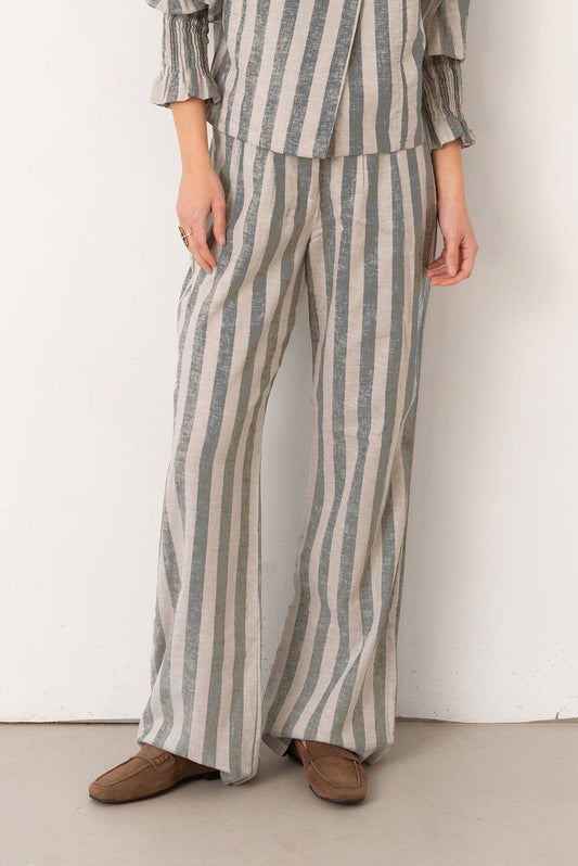 Pantalón rayas azul Trousers Vano Studio 