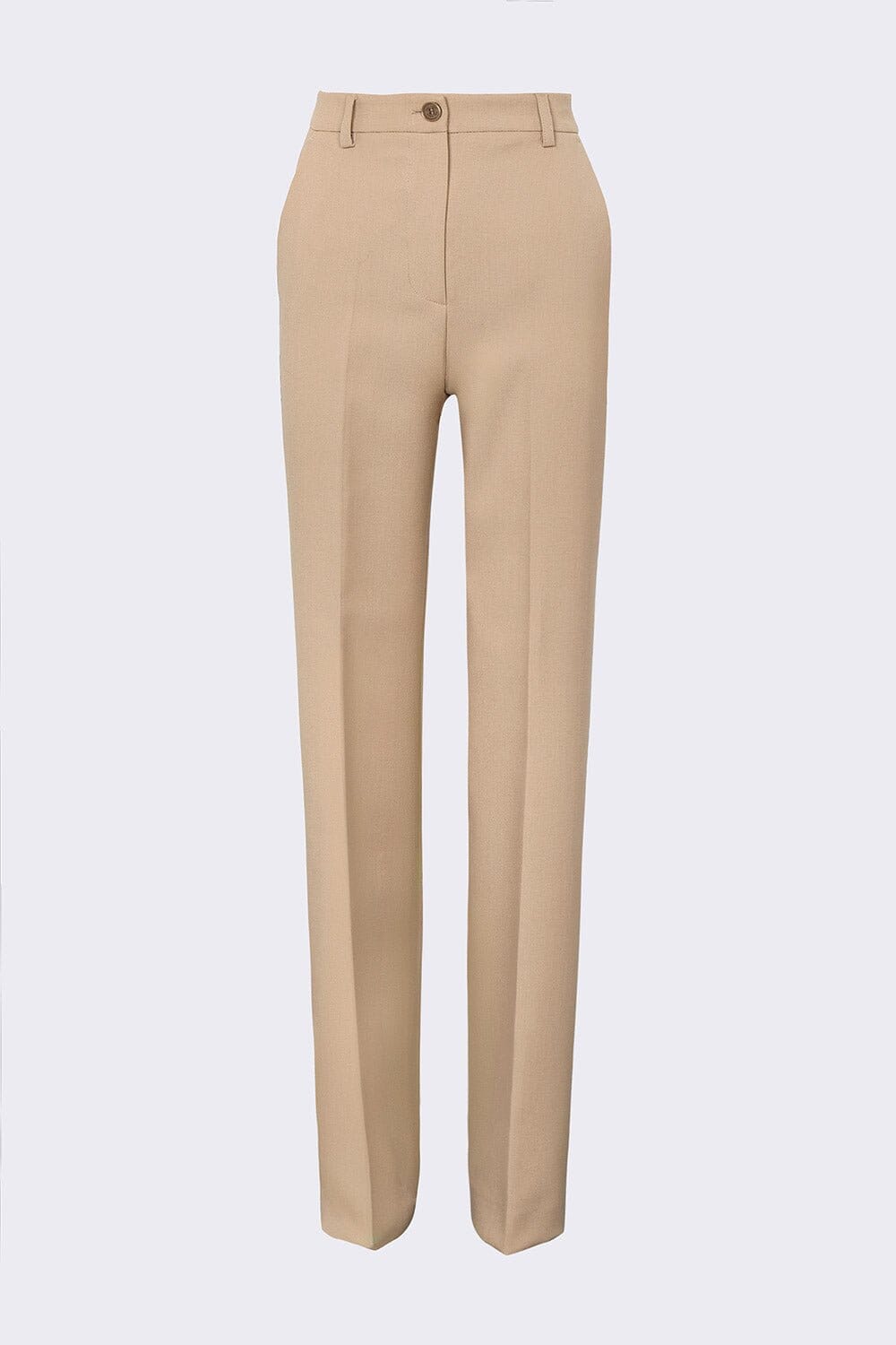 Pantalón recto lana beige Bleis Madrid 