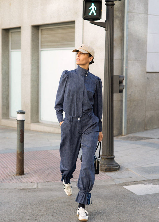 Pantalón Rigot Azul Marino Trousers IPA BRAND 
