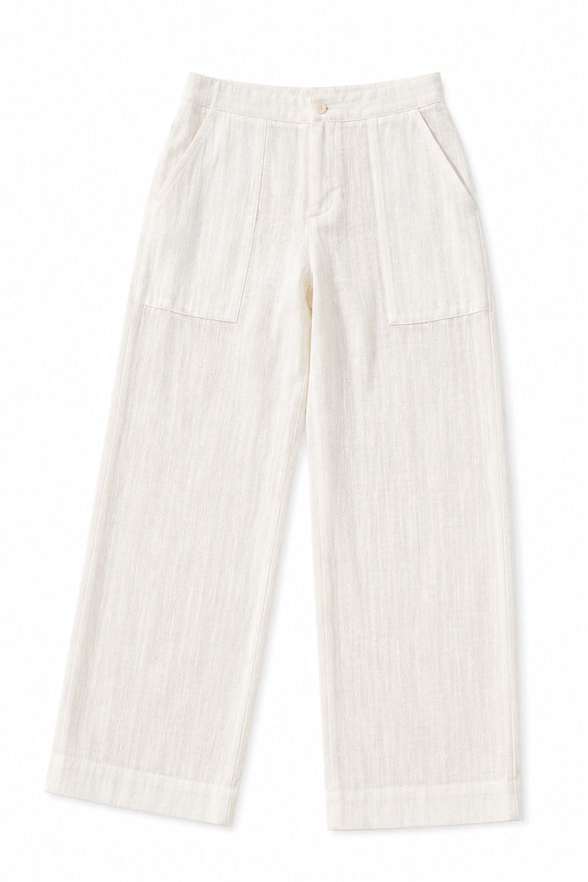 PANTALÓN ROCIO BLANCO Trousers SOY FASCINANTE 
