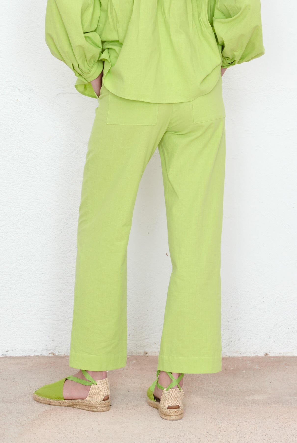 Pantalón Rocío verde Trousers SOY FASCINANTE 