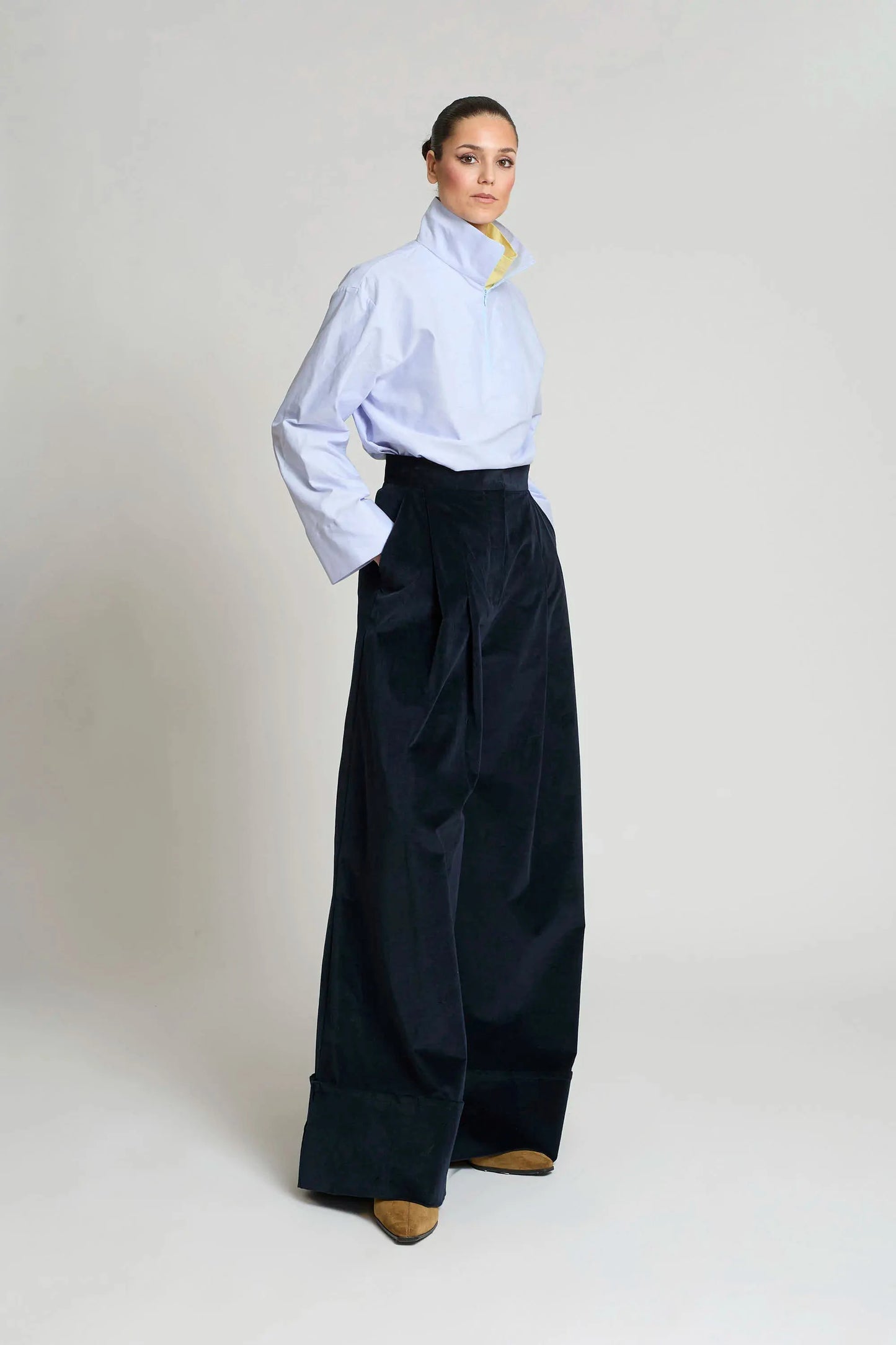 PANTALON SAMURAY MARINO Trousers Zaitegui Studio 